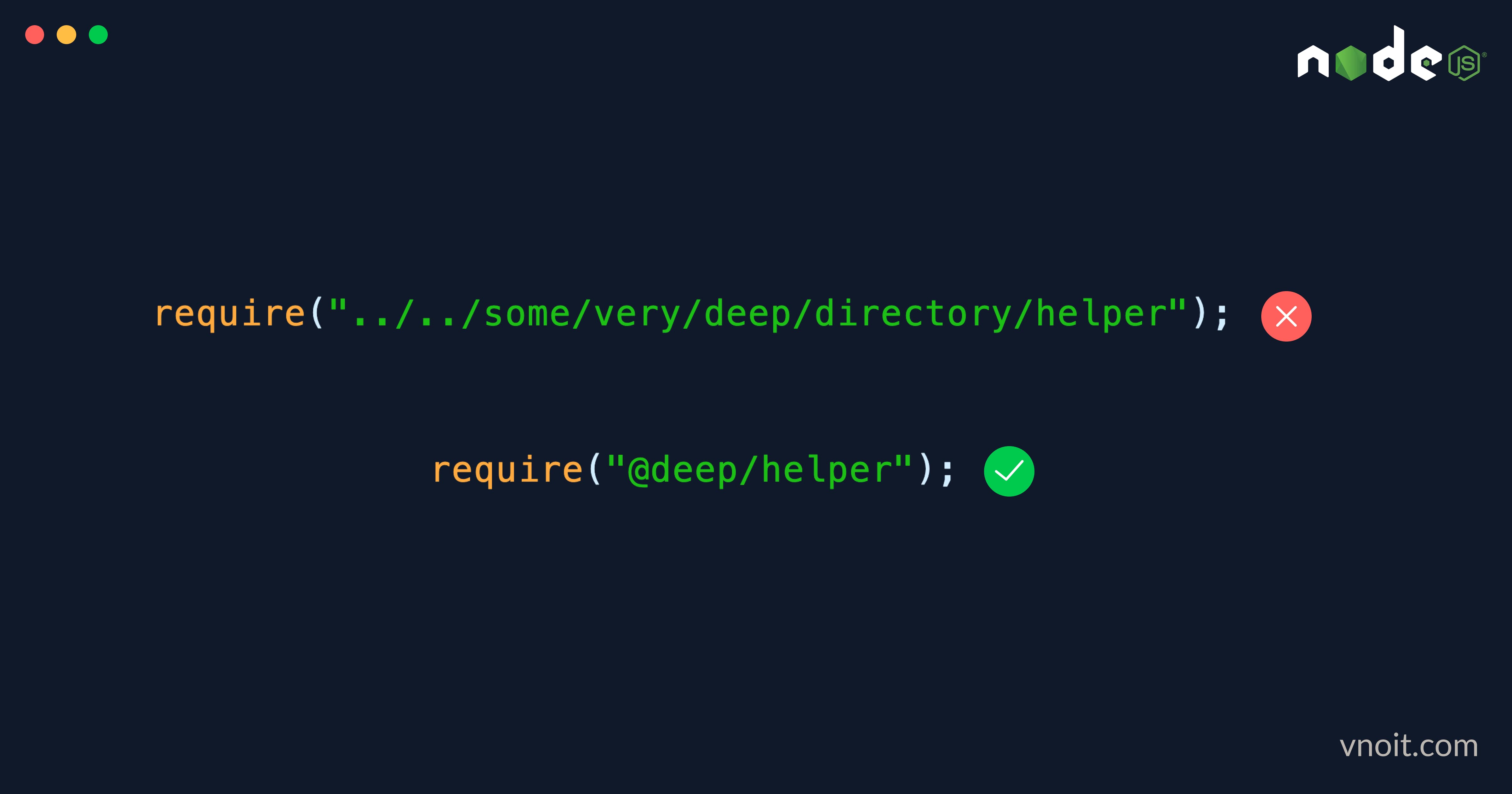 Mastering Node.js Module Alias Setup | Vnoit